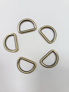 Correa de bolso de forma redonda de metal grueso, correa de perro, collar de cadena, anillo en D plano - Product Image 5