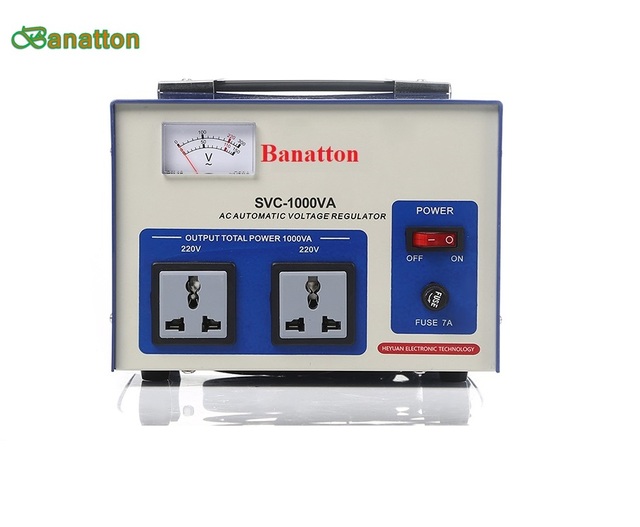 Svc 70-130vac 140-260vac Input 500va 1000va 50hz 60hz 110v 220v Ac Automatic Voltage Regulator Stabilizers