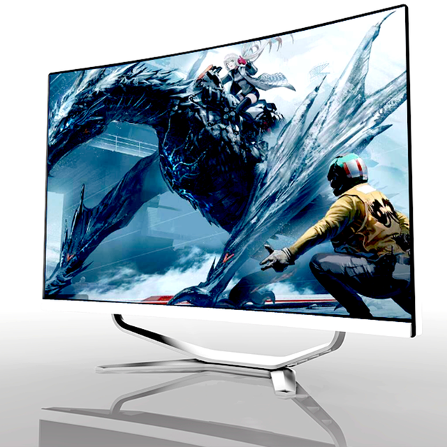 27 Inch Curved All-In-One Gaming PC Core I7 10700T 16GB RAM 512GB SSD IPS LCD Monitor Windows 10 OEM
