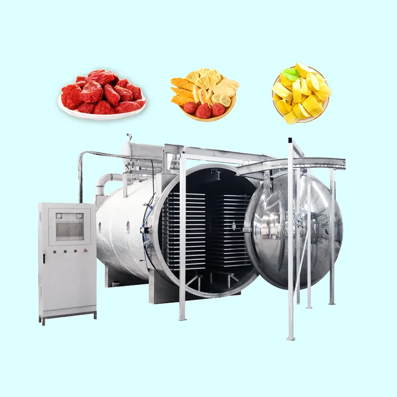 Tca Automatische Vacuüm Gevriesdroogde Draak Fruit Rundvlees Lever Aardbei Poeder Machine Lyofilisator