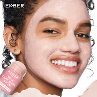 Masque de soin Facial Anti-acné, vente en gros, 120 ml, boue unie, soins pour la peau, lutte contre l'acné, en argile à l'acide salicyque