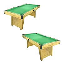 Table de billard professionnelle en MDF de 6 pieds pour intérieur, avec plateau en ardoise, système de retour de billes, design moderne, personnalisable, Snooker Billiards G S GS-BT-2070