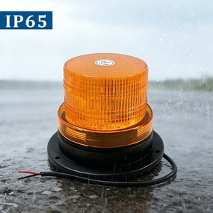 Nuova Luce di Segnalazione Industriale a Basso Profilo DC10/80V, Impermeabile IP65, Ambra/Rossa/Blu per Carrelli Elevatori e Veicoli - Product Image 4