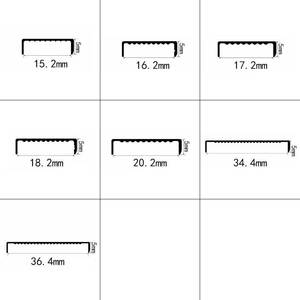 Striscia decorativa moderna a forma di U del bordo della scheda ecologica della striscia decorativa della lega di alluminio senza vernice per le porte dell'armadio del bordo della porta dell'armadio - Product Image 4