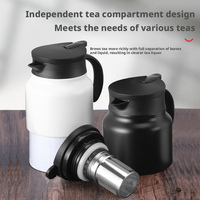 Carafe isotherme intelligente en acier inoxydable 316, grande capacité, pour usage domestique, théière portable d'extérieur avec infuseur à thé