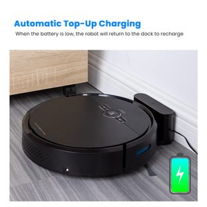 Robot Aspiradora Eléctrico 3 <span class=keywords><strong>en</strong></span> 1 con APP Inteligente, Autocargable, con Función de Fregado y Barrido para Pisos de <span class=keywords><strong>Casa</strong></span>, <span class=keywords><strong>en</strong></span> Seco y Húmedo - Product Image 5