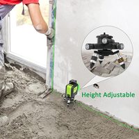 Adaptateur de niveau laser Huepar AT2, base pivotante à rotation fine à 360 degrés
