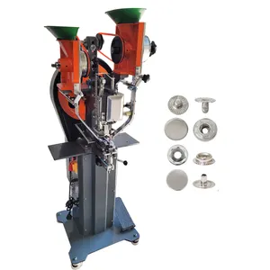 automatic auto snap band metal jeans button pneumatic pin metal riveting machine