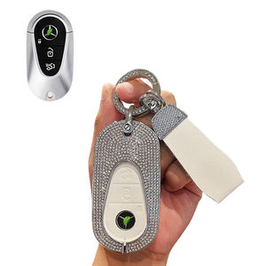 Housse de porte-clé<span class=keywords><strong>s</strong></span> pour Mercedes Benz porte-clé<span class=keywords><strong>s</strong></span> housse avec porte-clé<span class=keywords><strong>s</strong></span> diamant coque de clé de voiture - Product Image 1