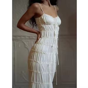 Vestido Casual Sexy para Mujer, Estilo Bohemio, Espalda Descubierta, Sin Mangas, Tipo Halter, para Fiestas de Verano, Nueva Llegada 2025 - Product Image 4