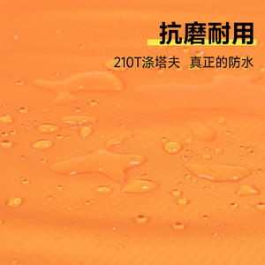 Tapis de camping Yisidan en nylon 210T imperméable, portable, rectangulaire, avec coussin en mousse, pour pique-nique, plage, pelouse, plusieurs personnes - Product Image 1