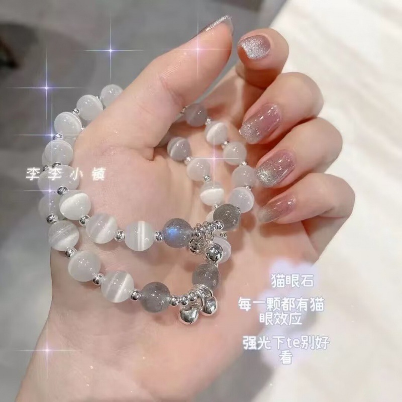 [gray moonlight] imitation cat's eye bracel