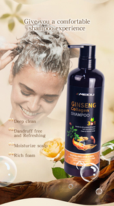 Bajo MOQ MEIDU Productos Fabricante de China Hidratante Reparación Daños Mejor Tratamiento Queratina Colágeno Ginseng Champú para el cabello - Product Image 6