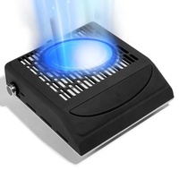 Puissant aspirateur de poussière d'ongle 180W collecteur de poussière d'ongle professionnel avec filtre réutilisable réduire 98% outil de Salon d'art d'ongle de poussière