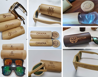 Lunettes de soleil polarisées en bois de haute qualité, classiques, pour hommes et femmes, rétro, demi-monture métallique, lunettes de soleil miroir