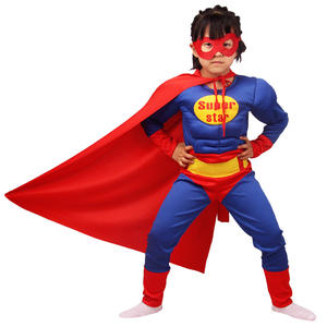 Disfraz de Halloween, Traje de Héroe para Niños, Disfraz de Superman para Adultos, Disfraz de Superman para Niños y Niñas - Product Image 6