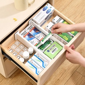 Modular Office Kitchen Storage Organizer Foldable Adjustable <strong>Drawer</strong> <strong>Dividers</strong> <strong>for</strong> Wardrobe Underwear Socks Accessories Durable PP - Product Image 4