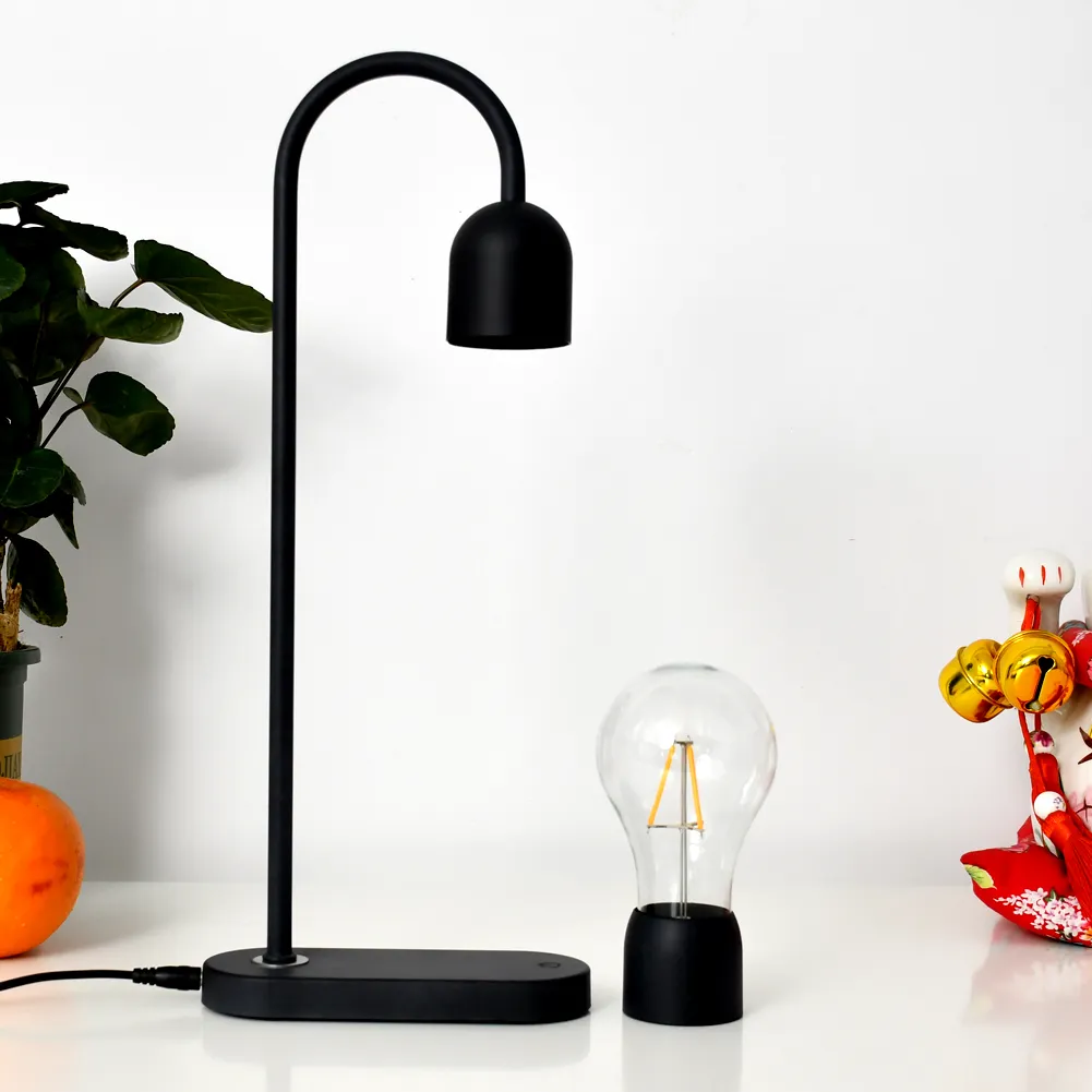 Exzellenz Neueste magnetisch schwebende Glühbirne LED schwimmende Schreibtisch lampe Nachtlicht Kreative Tisch lampe