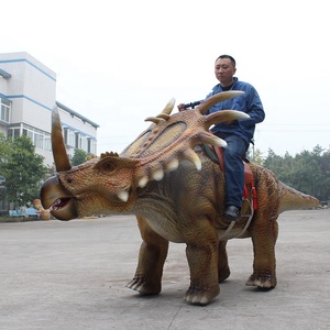Jurassic công viên giải trí trẻ em cưỡi khủng long hoạt hình đi bộ điện khủng long cưỡi trên khủng long tương tác - Product Image 3