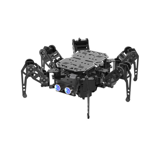 Factory Hiwonder MiniHexa Hexapod STEM Robot with AI Vision & Voice Interaction, Support Programming & Sensor Expansion