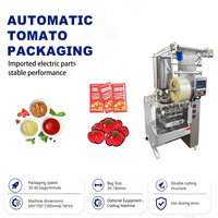 Machine de remplissage automatique de sachets liquides pour pâte de tomate de qualité alimentaire, sauce piquante, emballage vertical en sachets, collage et enveloppement