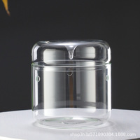 Vases en verre pour terrarium d'aquarium récipients en verre de terrarium de différentes tailles pour plantes bocaux en verre avec couvercles