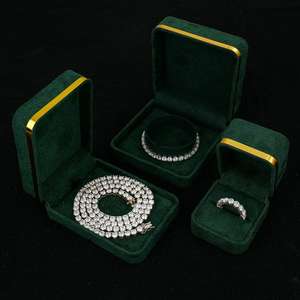 Collier de haute qualité WUZHOU 5 mm, plaqué rhodium, en argent S925, serti de moissanite certifiée GRA, chaîne tennis - Product Image 1