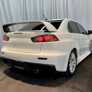 Alerón Trasero de Alta Calidad para Mitsubishi Lancer Evo, de Plástico ABS Sin Pintar, Cubierta para la Tapa del Maletero, Estilo Deportivo - Product Image 3