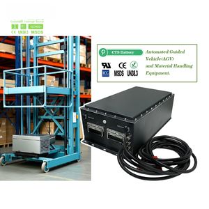 カスタムバッテリー 24V 48V 100Ah 200Ah 300Ah 400Ah リチウムイオン Lifepo4 バッテリーパック AGVロボットリフトプラットフォームエレベーター用 - Product Image 1