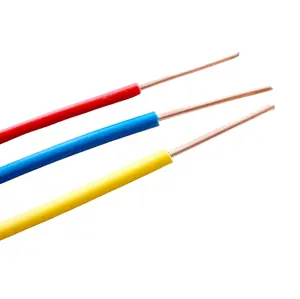solid strands copper wire pvc insulated cable for house electrical wire