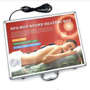Calentador de <span class=keywords><strong>Piedras</strong></span> Calientes, Caja de Calentamiento de Temperatura Constante de Aluminio para <span class=keywords><strong>Piedras</strong></span> de Masaje Volcánicas en <span class=keywords><strong>SPA</strong></span> de Bienestar - Product Image 2