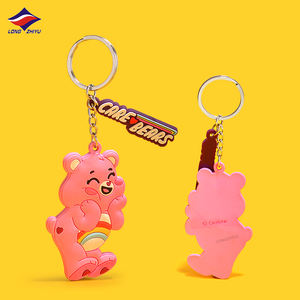 Longzhiyu 17 años venta directa <span class=keywords><strong>de</strong></span> fábrica encantadora <span class=keywords><strong>familia</strong></span> 2D PVC llavero personalizado diseño personaje llavero - Product Image 2