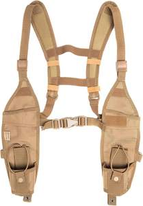 カスタマイズされたポータブルダブルラジオ肩ハーネスホルスターチェストホルダー普遍的な作業用ベストリグ機能付き - Product Image 5