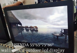 หน้าจอ LCD ความสว่างสูง 3500nits ความละเอียด 4K ระบบแอนดรอยด์ กันน้ำมาตรฐาน IP67 หน้าจอสัมผัส สำหรับตู้คีออสกลางแจ้ง ป้ายบอกทางในห้างสรรพสินค้า เชื่อมต่อระบบคลาวด์ - Product Image 3