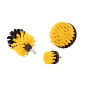 3 Stück Bohr bürste Auto elektrische Bohrmaschine Nylon Bürstenset Outdoor Scrub Brush