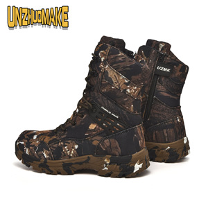 <span class=keywords><strong>Botas</strong></span> Tácticas de Hombre con Suela de Goma, Cierre de Cordones, Transpirables, Resistentes al Desgaste, para Senderismo, Caza y Actividades al Aire Libre - Product Image 4