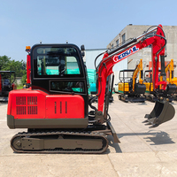 Mini-excavatrice sur chenilles Nicosail certifiée EPA CE de 2 tonnes avec moteur Laidong et moteur Eaton, moment de charge élevé pour l'Europe et les États-Unis