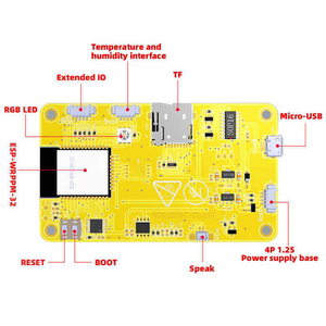 ESP32-2432S028 2.8นิ้ว HMI สมาร์ทจอแสดงผล TFT LCD โมดูลหน้าจอสัมผัส WIFI BLE แผงพัฒนาสนับสนุน lvgl สำหรับ <span class=keywords><strong>Arduino</strong></span> - Product Image 4