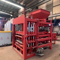 Machine automatique de fabrication de blocs 4-15, machine de production de briques creuses en ciment