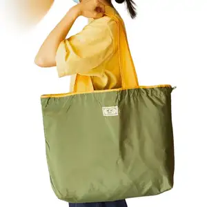 महिलाओं के लिए पुन: प्रयोज्य शॉपिंग बैग मोबाइल फोन बैग क्लियर पुरुष मिनी ऑन रोल क्राफ्ट फोल्डेबल मेकअप ट्रैश कॉन्ट्रैक्टर बैग हैवी ड्यूटी