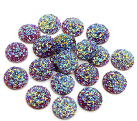 Handgemaakte DIY hars kleurverloop sterrenhemel patch met lijm-op kledingaccessoires losse strass steentjes