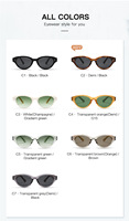 GJ KG2525 2025 Mode européenne et américaine Cat-Eye New TR90 TAC Lunettes de soleil polarisées Gold Light Weight TAC Lunettes de soleil pour femmes