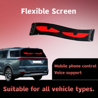 Pantalla LED para Automóvil LKT, Pantalla Flexible de un Solo Color, USB, Bluetooth, Publicidad Inteligente, Aplicación, Ventana, Puerta, IP65, Impermeable, Decoración