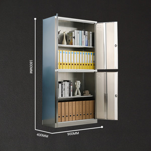 Multifunctional Modern <strong>Design</strong> Office <strong>Locker</strong> 304 Stainless Steel Wardrobe Cabinet <strong>Filing</strong> Cabinet for Western Medicine Metal Panel - Product Image 3