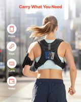 Gilet lesté en néoprène Yx 16 Lbs avec bande réfléchissante et boucle réglable pour hommes/femmes - Course à pied, entraînement de force, fitness