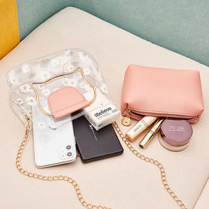 Petit sac à bandoulière transparent en PVC pour femmes et filles, sac à main, portefeuille, porte-téléphone, sacs à main et pochettes, sac messager à bandoulière - Product Image 2