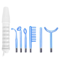 Appareil de Traitement Facial à Haute Fréquence Darsonval Portable en ABS pour Usage Domestique, Multi-Prises, Resserrement de la Peau, Traitement de l'Acné, Anti-Rides