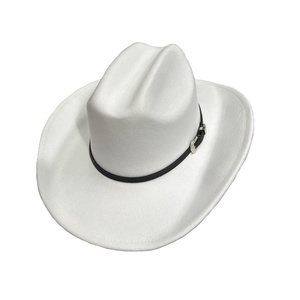Fashionable <strong>Western</strong> Felt Cowboy <strong>Hat</strong> Casual Ethnic Style for Men and Women for Winter - Product Image 6