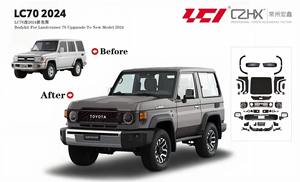 Nieuwe Aankomst Voorbumper Grille Koplamp Body Kit Fit 76 Upgrade Nieuw Model 2024 Prado Auto Frontpositie Gebruikt - Product Image 2