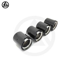 Embouts de tuyau d'échappement en fibre de carbone M Performance de qualité supérieure pour <span class=keywords><strong>BMW</strong></span> M modèle M2 M2C M3 F80 M4 tuyau d'échappement universel - Product Image 4